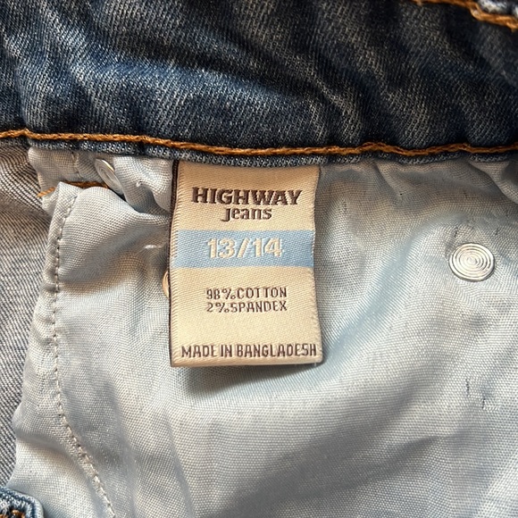Highway Jeans Distressed Bib Overalls - Picture 6 of 12
